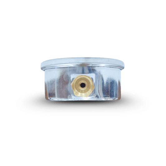 Glycerin Filled Bottom Connection Brass Pressure Gauge 0–400 PSI (0–26 kg/cm²)
