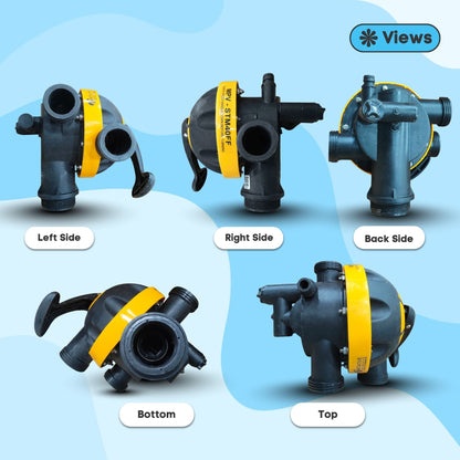 Softener S1240FFTM Multiport Valve by Initiative Engineering (40 NB, Top Mount, Softener, Front Facing)