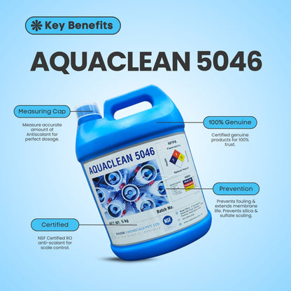 Radik Chemicals Aquaclean 5046 – Sulphate and Carbonate Control Anti-Scalant for Silica and Sulfate Control