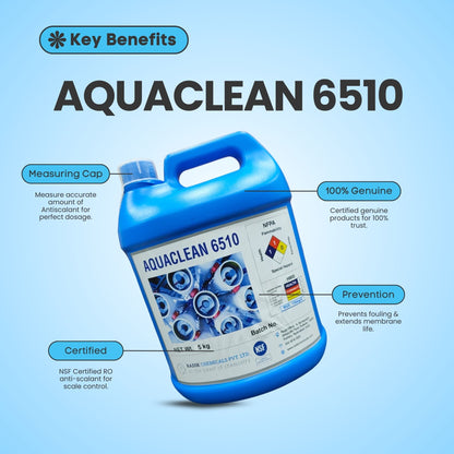 Radik Chemicals Aquaclean 6510 – High pH RO & NF Anti-Scalant for Reverse Osmosis Systems