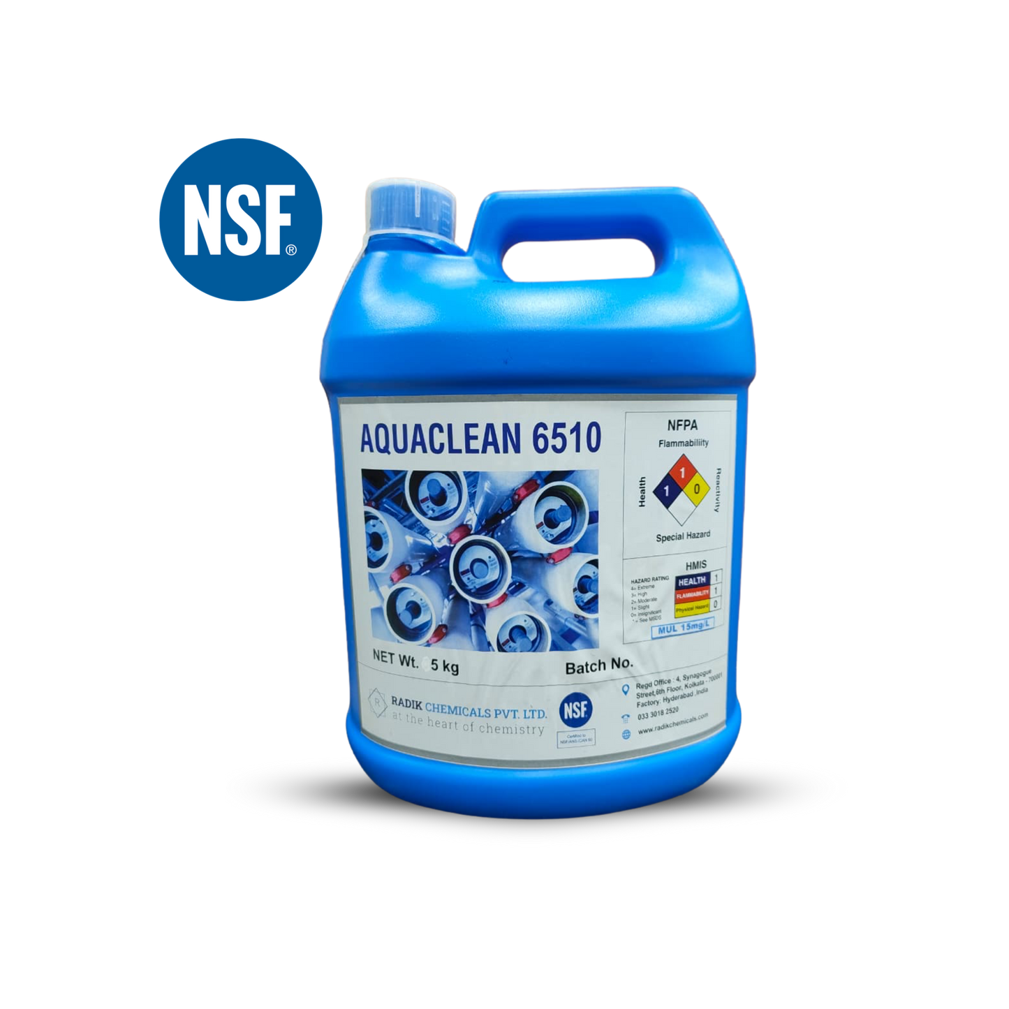 Radik Chemicals Aquaclean 6510 – High pH RO & NF Anti-Scalant for Reverse Osmosis Systems