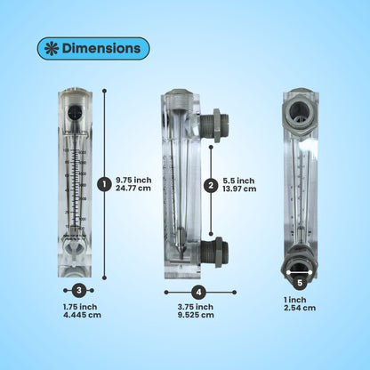 Acrylic Rotameter / Flowmeter – F6000