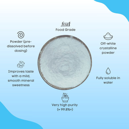 Chemtex Potassium Bicarbonate – Food Grade (RO Water Taste & Alkalinity Enhancer)