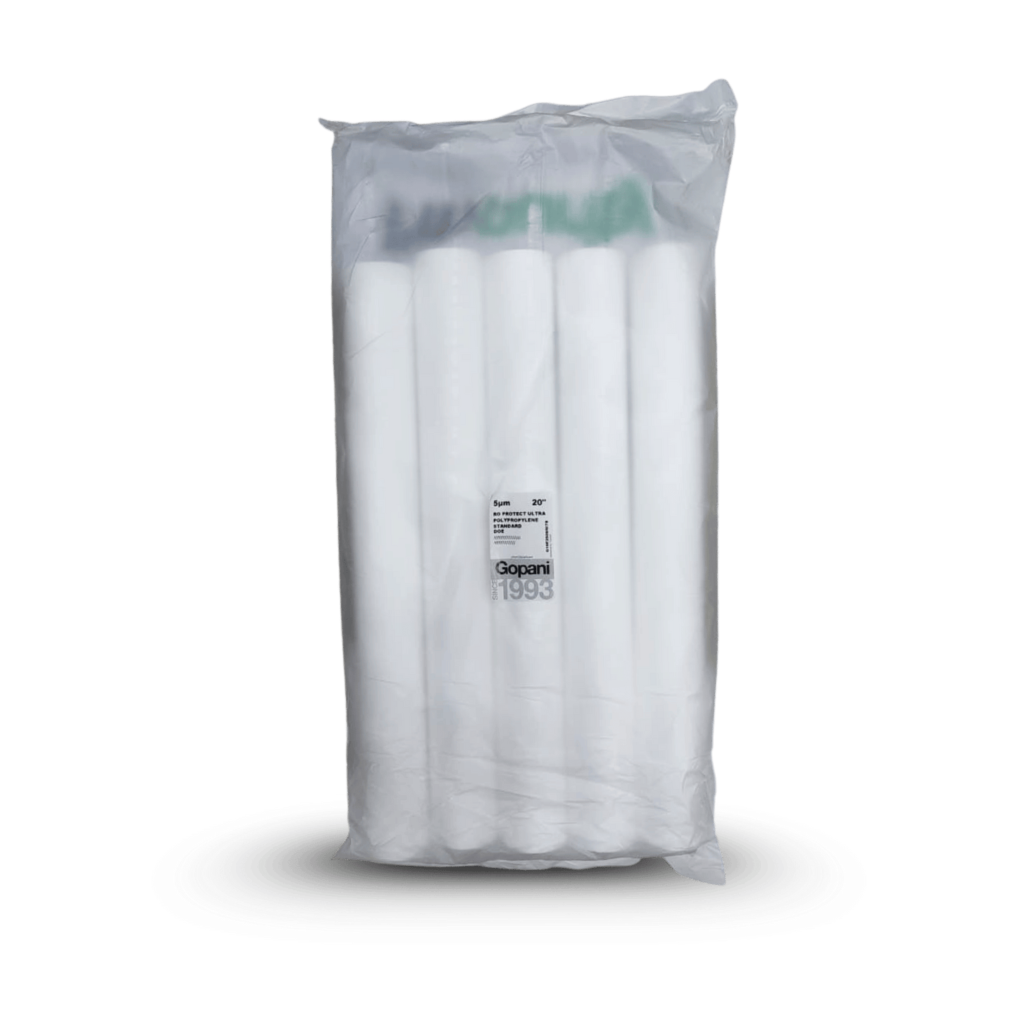 Gopani RO Protect Ultra Spun Filter Cartridge – 2.5 x 20" Slim (DOE), 5 Micron