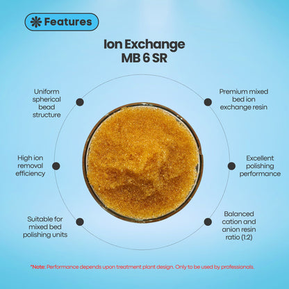 Ion Exchange INDION® MB 6 SR (Refill Pack) | Mixed Bed Ion Exchange Resin