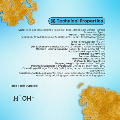 Ion Exchange INDION® MB 6 SR (Refill Pack) | Mixed Bed Ion Exchange Resin