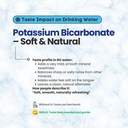 Chemtex Potassium Bicarbonate – Food Grade (RO Water Taste & Alkalinity Enhancer)