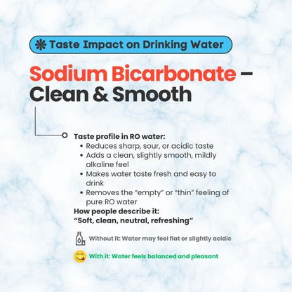 Chemtex Sodium Bicarbonate – Food Grade (RO Water pH & Taste Balancer)