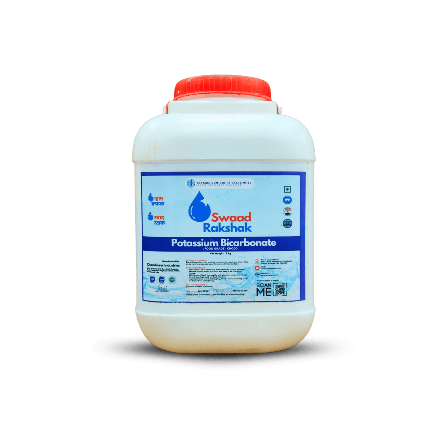 Swaad Rakshak Potassium Bicarbonate – Food Grade (RO Water Taste & Alkalinity Enhancer)