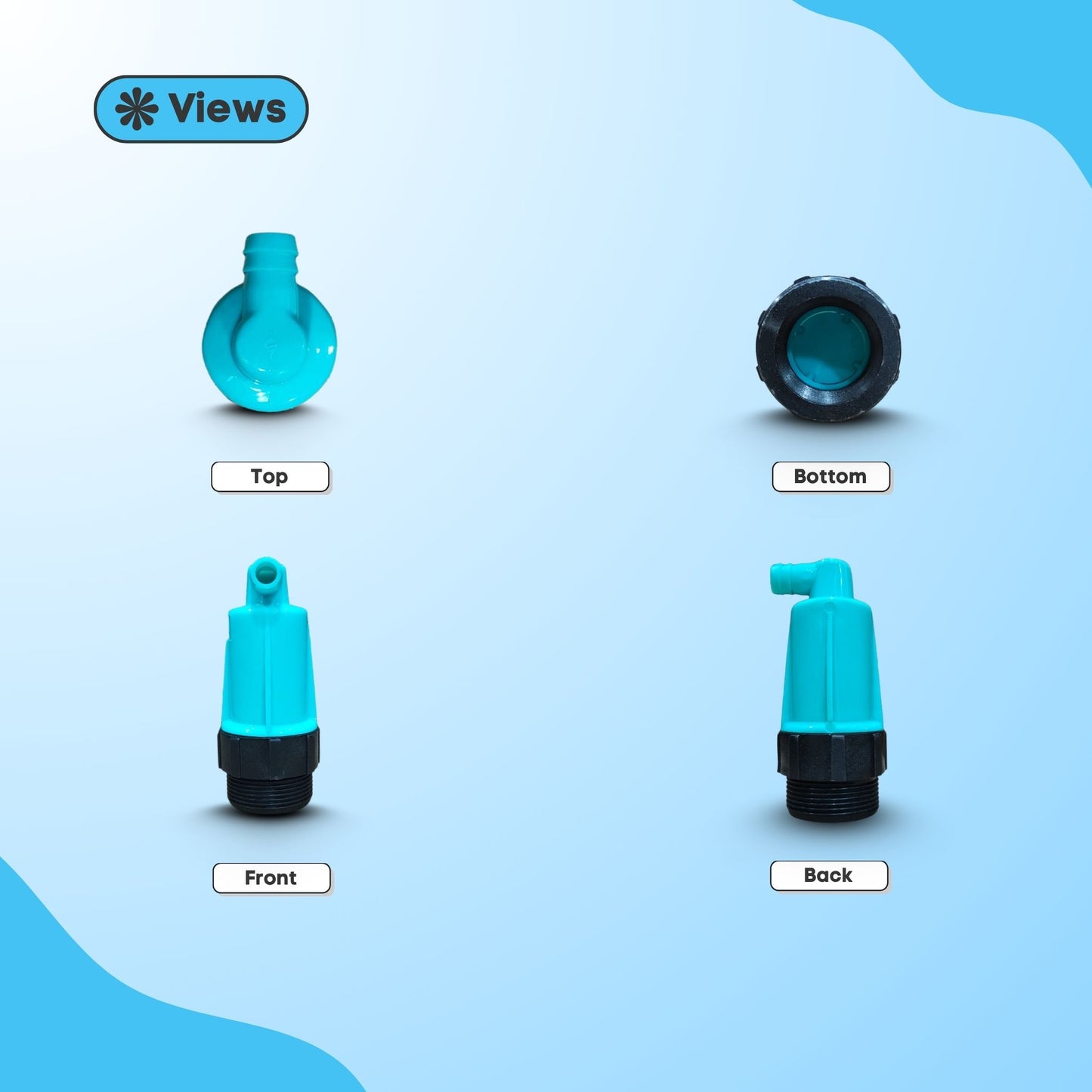 1 inch / 1.5 inch Air Release Valve / Vacuum Breaker (For RO & Water Systems)