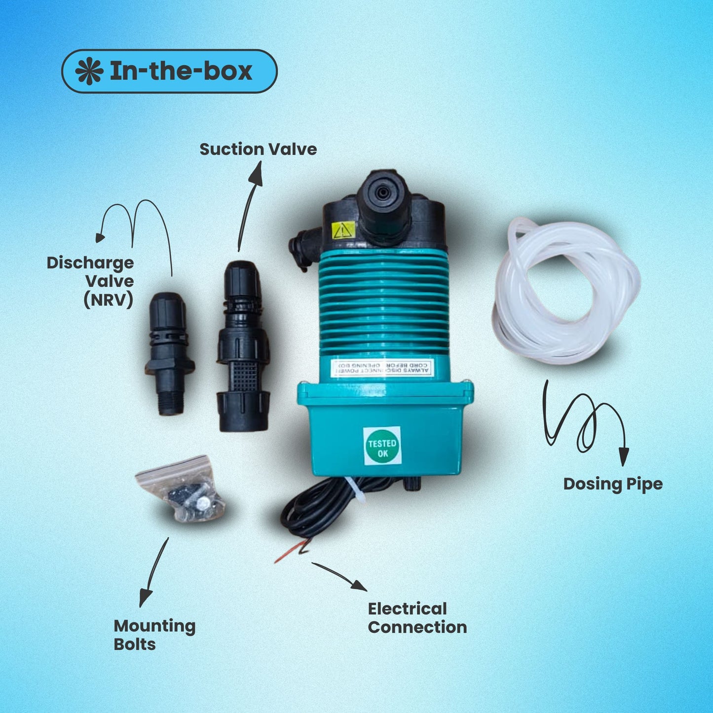 Initiative Engineering E-Dose Electronic Metering Pump – 6 LPH