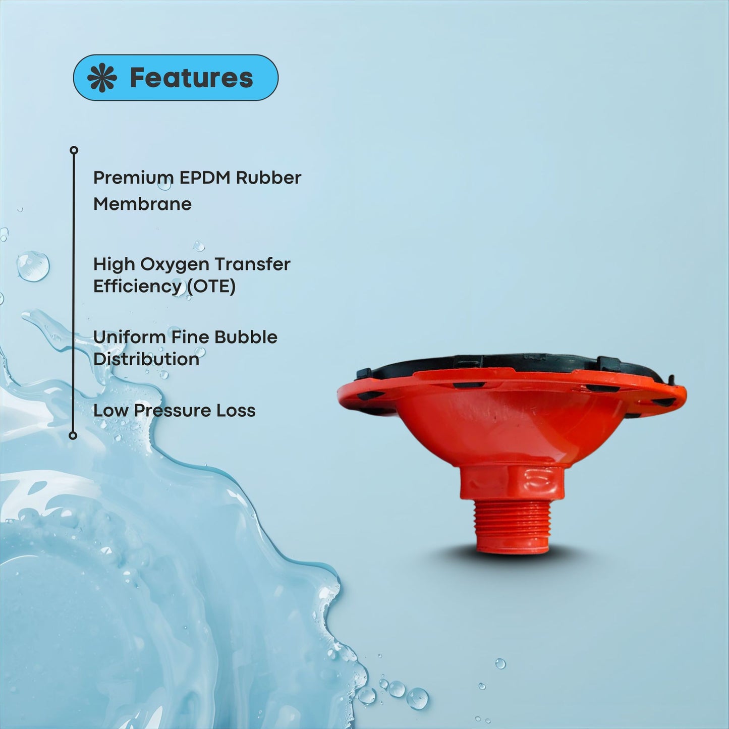 EPDM Fine Bubble Disc Diffuser
