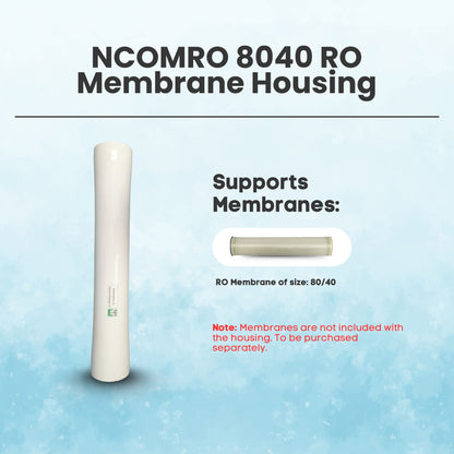 UKL NCOMRO 8040 RO Membrane Housing (End Port, 300 PSI, 1 Element)