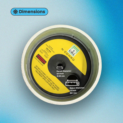 UKL NCOMRO 8040 RO Membrane Housing (End Port, 300 PSI, 1 Element)