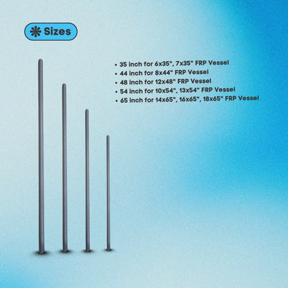Riser Pipe for Top Mount Multiport Valves (FRP Vessel Internal Pipe)