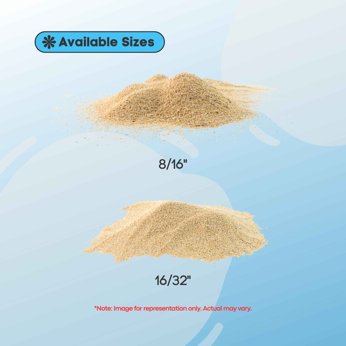 Water Filtration Sand | Premium Silica Filter Media (8/16 & 16/32 Mesh)