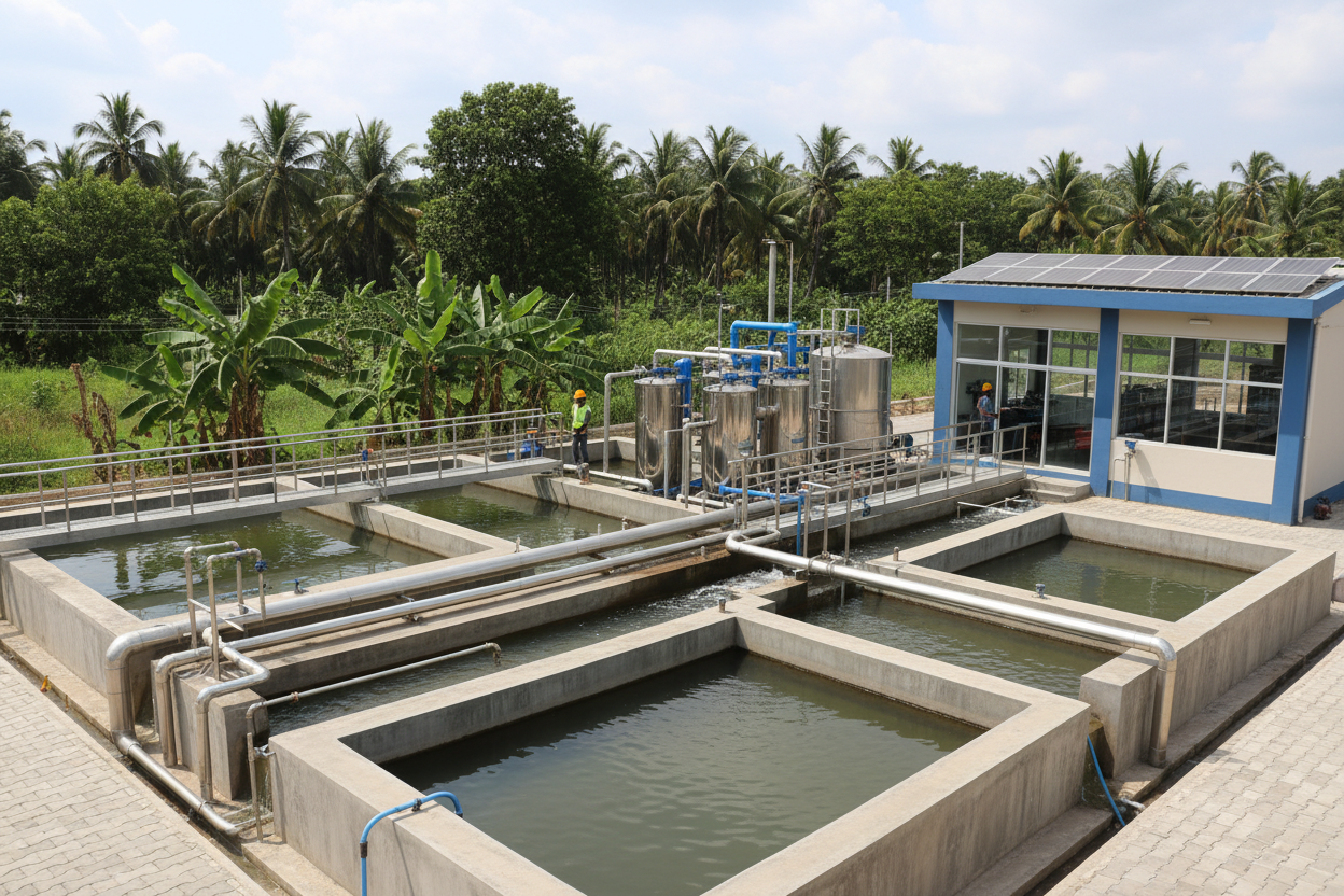 small sized sewage treatment plant in india